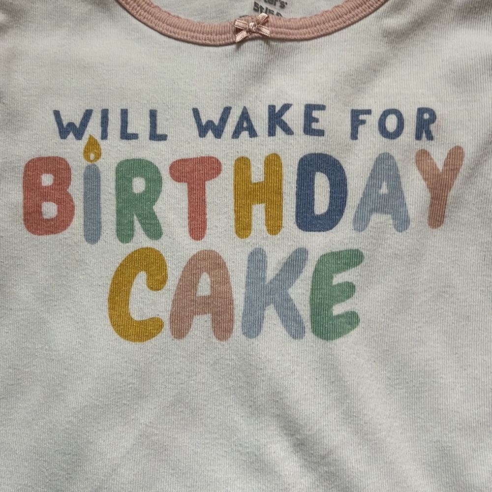 Carter’s Birthday Pajamas Girls 5T